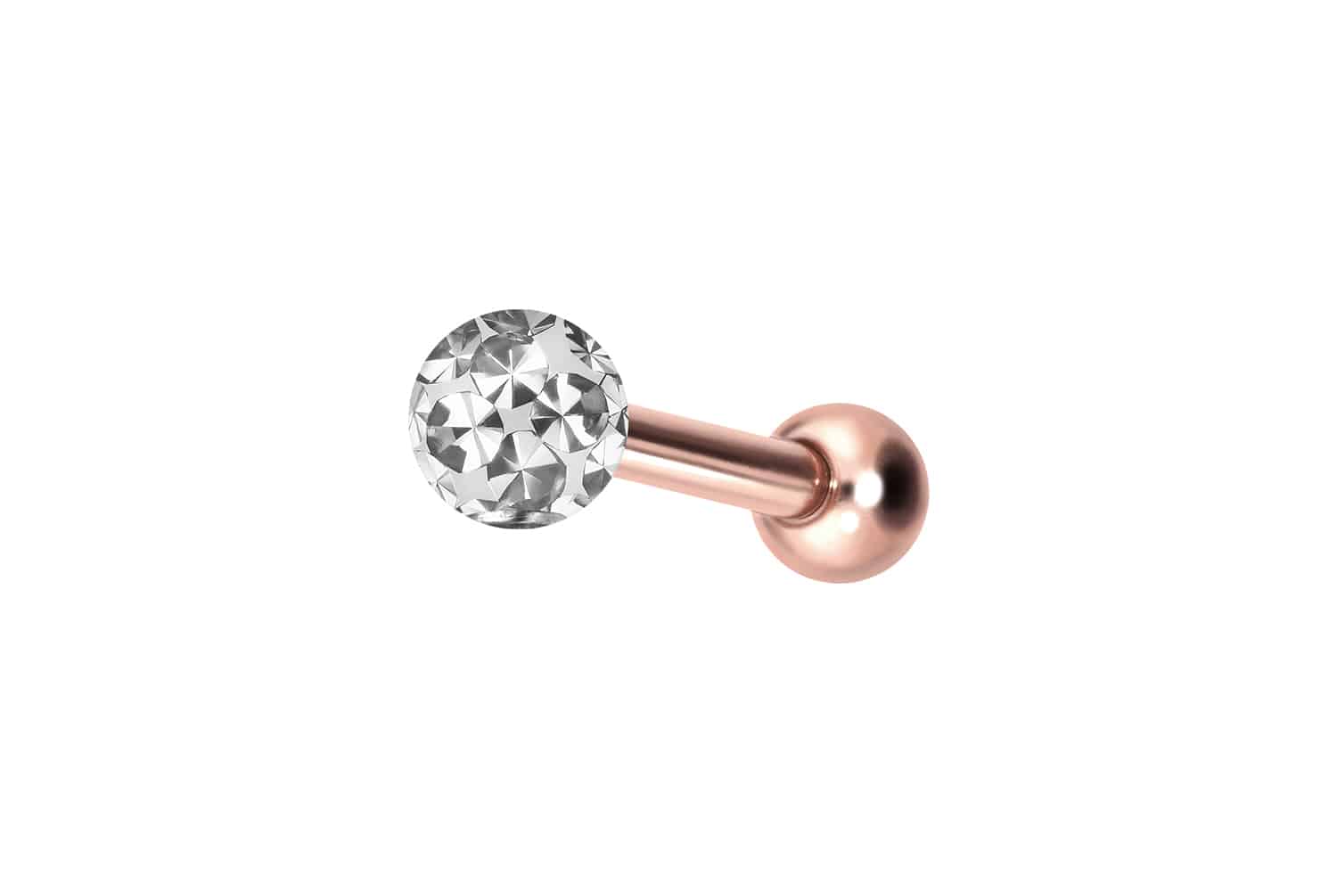 Titan Ohrpiercing mit Innengewinde EPOXY-KUGEL